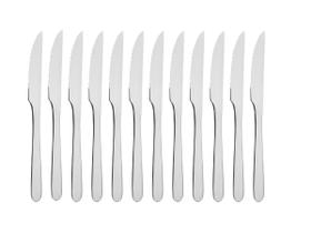 Conjunto 12 Facas Churrasco Havaí Talheres Tramontina em Aço Inox
