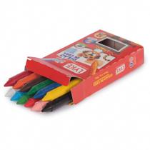 Conjunto 12 Giz De Cera 12 Cores Gizão LYKE