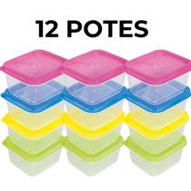 Conjunto 12 Mini Potes Marmitinhas Salada com Tampa
