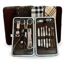 Conjunto 12 Peças De Manicure Alicate Cortador De Unha Tesoura Pinça Empurrador de cutículas Conjunto 12 Peças De Manicure Alicate Cortador De Unha Tesoura Pinça Empurrador de cutículas