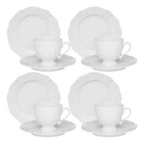 Conjunto 12 Peças Xicaras E Prato Sobremesa Soleil Oxford - Oxford Porcelanas S/A