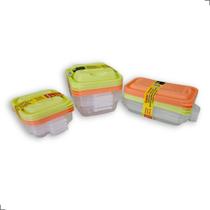 Conjunto 12 Potes Herméticos Com Tampa - 150ml, 320ml, 570ml Conjunto 12 Potes Herméticos Com Tampa - 150ml, 320ml, 570ml