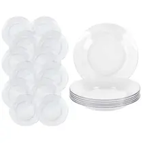 Conjunto 12 Pratos Fundo Astral Liso 22cm Refeição Duralex