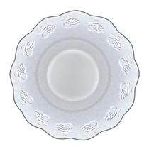 Conjunto 12 Pratos Fundo De Vidro Resistente Louça Uva 23cm