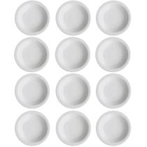 Conjunto 12 Pratos Fundos de Porcelana 21,5cm Classe Única Iguaçu Germer Branco Conjunto 12 Pratos Fundos de Porcelana 21,5cm Classe Única Iguaçu Germer Branco