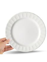 Conjunto 12 Pratos Grandes Rasos 27cm Prático Mesa Posta Conjunto 12 Pratos Grandes Rasos 27cm Prático Mesa Posta