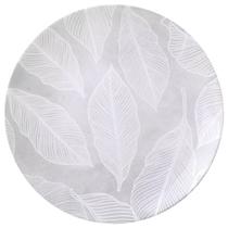 Conjunto 12 Pratos Rasos Tramontina Arbo 25cm em Porcelana Decorada Cozinha Mesa Posta