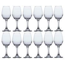 Conjunto 12 Taças de Vidro 365ml VINHO TINTO ÁGUA Cristal