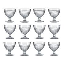 Conjunto 12 Taças Para Sobremesa Marine 300ml Vidro Sorvete