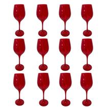 Conjunto 12 Taças Vidro Vermelha Vinho Água 490Ml Nadir