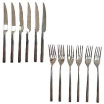 Conjunto 12 Talheres Italianos para Sobremesa Teseo Salvinelli Conjunto 12 Talheres Italianos para Sobremesa Teseo Salvinelli