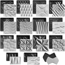 Conjunto 15 Formas 3D Gesso e Cimento ABS