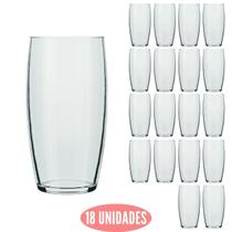 Conjunto 18 Copo Vidro Oca Transparente 300ml Nadir Agua Conjunto 18 Copo Vidro Oca Transparente 300ml Nadir Agua
