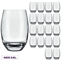 Conjunto 18 Copos Aruba Nadir Luxo Vidro Transparente 465ml Conjunto 18 Copos Aruba Nadir Luxo Vidro Transparente 465ml