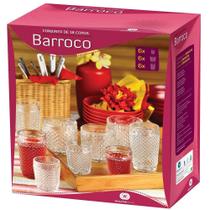 Conjunto 18 copos barroco wheaton