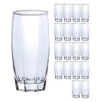 Conjunto 18 Copos Luxo Florida Vidro Transparente 370 ml Conjunto 18 Copos Luxo Florida Vidro Transparente 370 ml