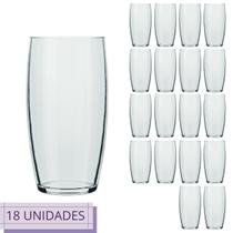 Conjunto 18 Copos Oca Nadir VidroTransparente 300ml Agua