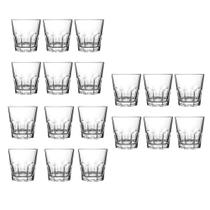 Conjunto 18 Copos Vidro Casual 300ml Class Home
