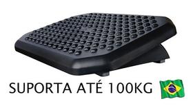 Conjunto 2 Apoios Ergonômicos Para os Pés - Suporta Até 100 Kg - Preto 850 ACRINIL