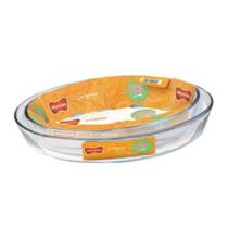 Conjunto 2 Assadeiras Oval Assados e Doces 3,2L 4L Marinex