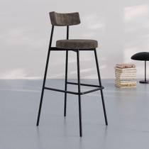 Conjunto 2 Banquetas Altas Stout Boucle Est.Preta Conjunto 2 Banquetas Altas Stout Boucle Est.Preta