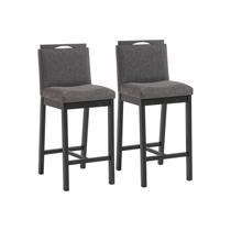 Conjunto 2 Banquetas Madeira Maciça Dani Conjunto 2 Banquetas Madeira Maciça Dani