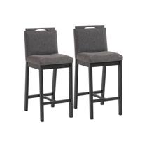 Conjunto 2 Banquetas Madeira Maciça Dani