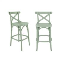 Conjunto 2 Banquetas Texas Gamma Móveis Verde Conjunto 2 Banquetas Texas Gamma Móveis Verde