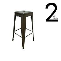 Conjunto 2 Banquetas Tolix Média Bronze