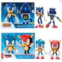 Conjunto 2 Bonecos Sonic The Hedgehog C/ Acessórios - Sunny Brinquedos