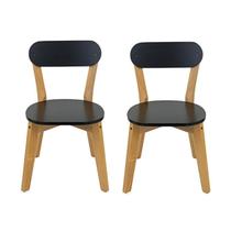 Conjunto 2 Cadeiras Antonella Laqueado