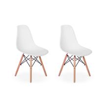 Conjunto 2 Cadeiras Charles Eames Eiffel - Branca