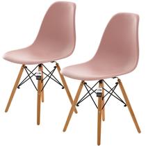 Conjunto 2 Cadeiras Charles Eames Rosa - KzaBela - Kza Bela