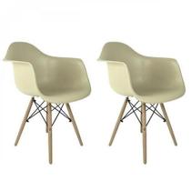 Conjunto 2 Cadeiras com Braços Eames Empório Tiffany Fendi