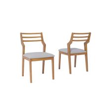 Conjunto 2 Cadeiras De Jantar Estrutura Em Madeira Tauri Natuame Damasco Cimol Conjunto 2 Cadeiras De Jantar Estrutura Em Madeira Tauri Natuame Damasco Cimol