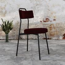 Conjunto 2 Cadeiras de Jantar Stout Boucle Est.Preta Conjunto 2 Cadeiras de Jantar Stout Boucle Est.Preta