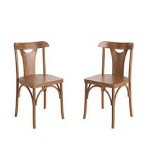 Conjunto 2 Cadeiras de Madeira Maciça Apaixone Y - Apaixone&Decore