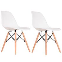 Conjunto 2 cadeiras Eames Empório Tiffany Branca