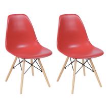 Conjunto 2 Cadeiras Eiffel Vermelho