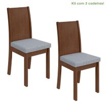 Conjunto 2 Cadeiras Estrutura MDF/MDP Athenas Móveis Lopas