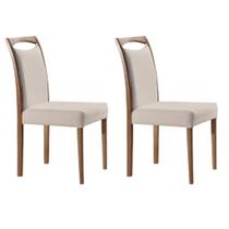 Conjunto 2 Cadeiras Madeira Maciça Safira