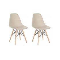 Conjunto 2 Cadeiras para Sala de Jantar Eames Eiffel Dkr
