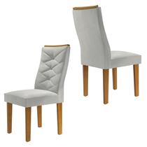 Conjunto 2 Cadeiras para Sala de Jantar Germany Espresso Móveis Conjunto 2 Cadeiras para Sala de Jantar Germany Espresso Móveis