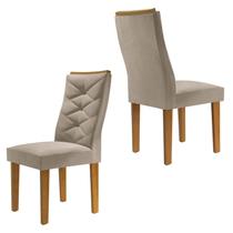Conjunto 2 Cadeiras para Sala de Jantar Germany Espresso Móveis Conjunto 2 Cadeiras para Sala de Jantar Germany Espresso Móveis