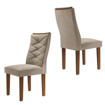 Conjunto 2 Cadeiras para Sala de Jantar Germany Espresso Móveis Conjunto 2 Cadeiras para Sala de Jantar Germany Espresso Móveis