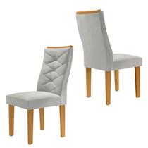 Conjunto 2 Cadeiras para Sala de Jantar Germany Espresso Móveis Conjunto 2 Cadeiras para Sala de Jantar Germany Espresso Móveis