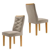 Conjunto 2 Cadeiras para Sala de Jantar Germany Espresso Móveis Conjunto 2 Cadeiras para Sala de Jantar Germany Espresso Móveis