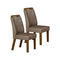Conjunto 2 Cadeiras para Sala de Jantar Ilheus - Leifer