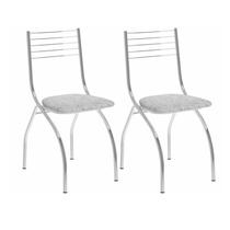 Conjunto 2 Cadeiras Tacchini 0146 Carraro Fantasia Branco