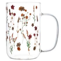 Conjunto 2 canecas de vidro borossilicato Bouquet Wolff 280 ml